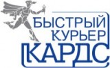 Логотип Быстрый Курьер Кардс Пластиковые и картонные карты.