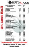 Прайс на размещение щитов 3х6